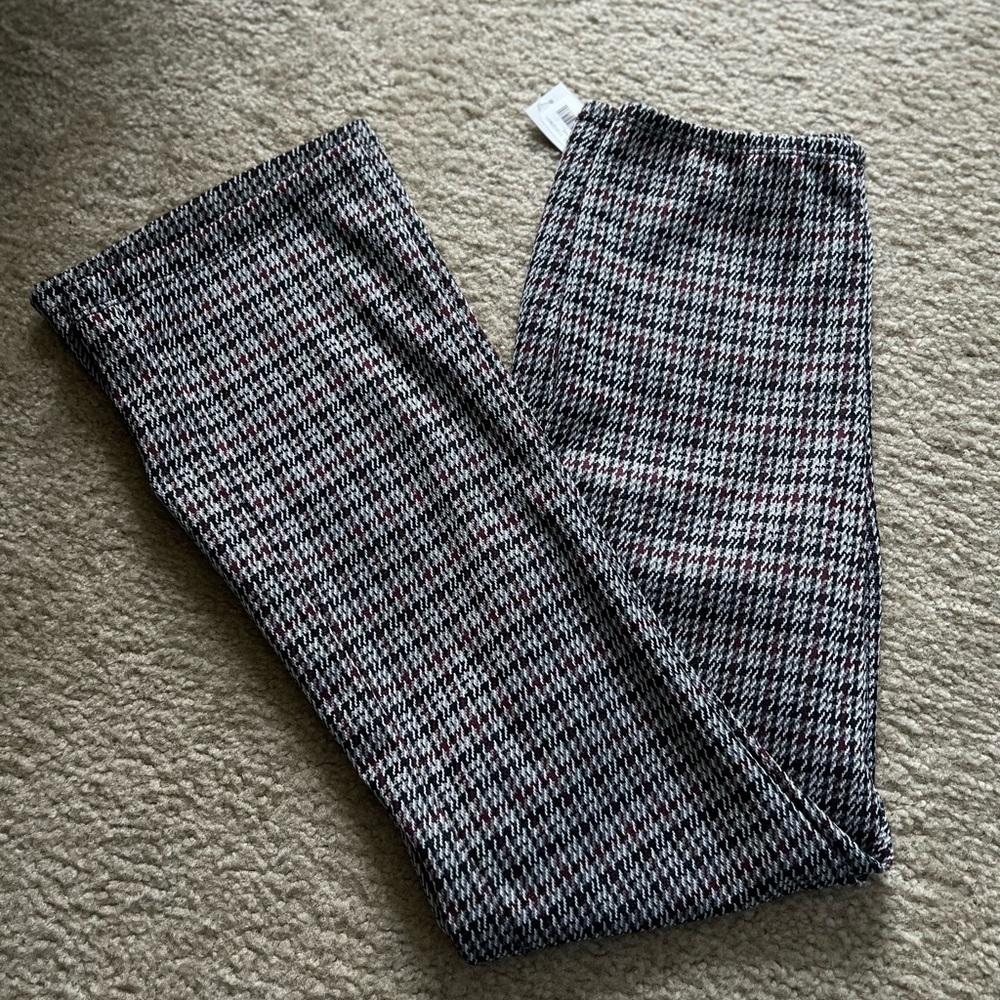 In Girl | Houndstooth Patterned Soft Wide Leg Pajama